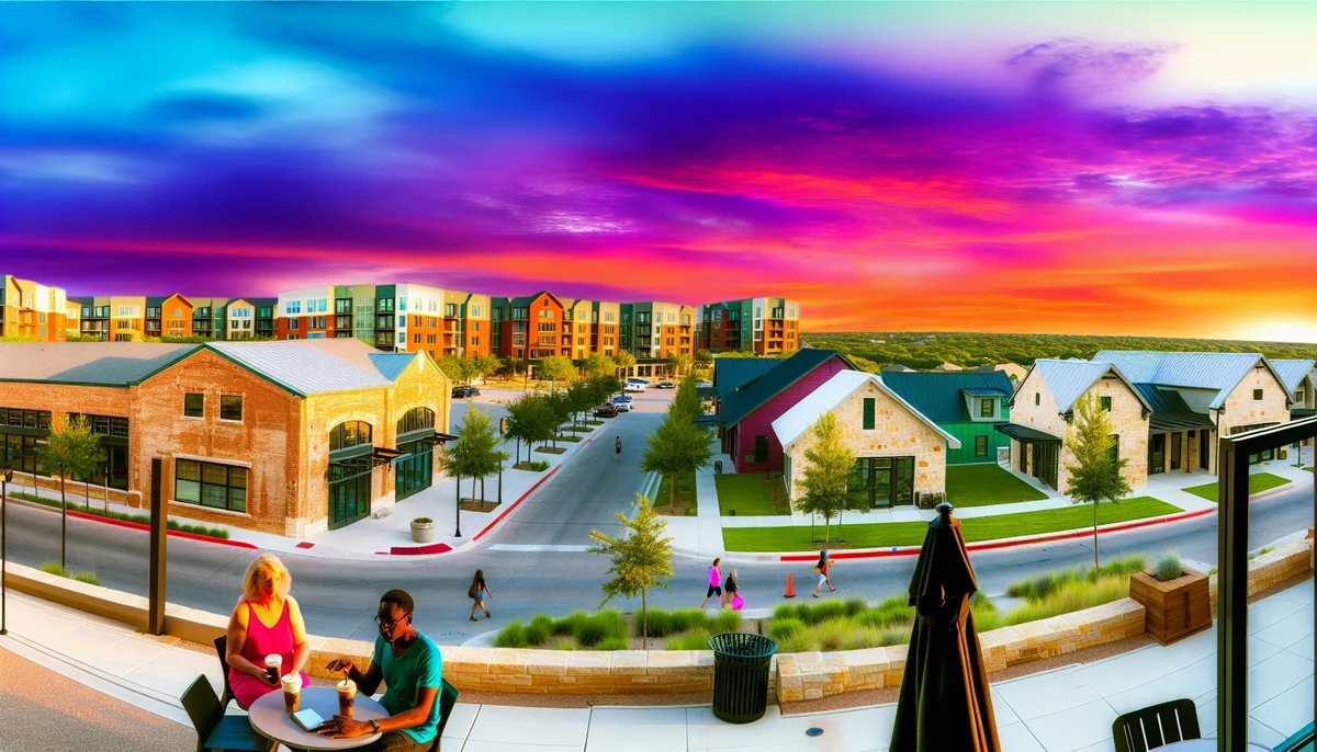 Lockhart, TX cityscape