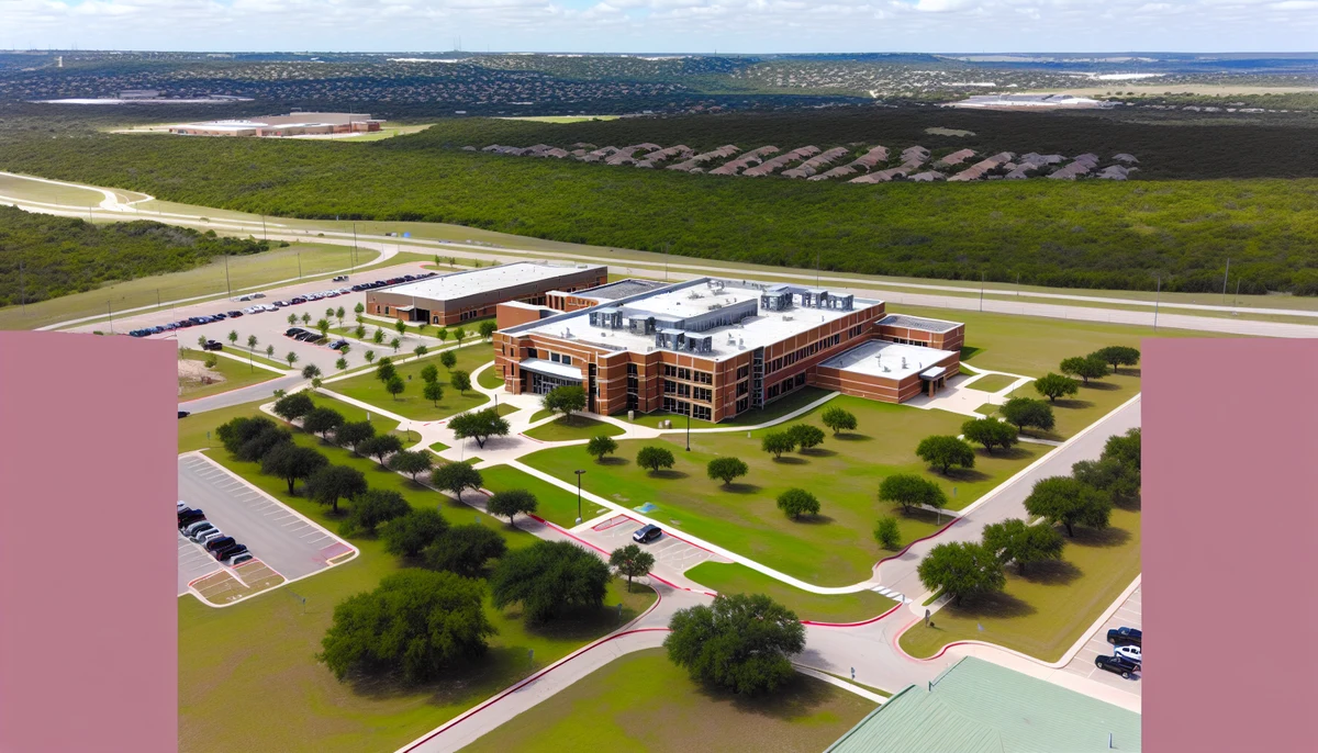 Hutto Independent School District building at Hutto, TX 78634
