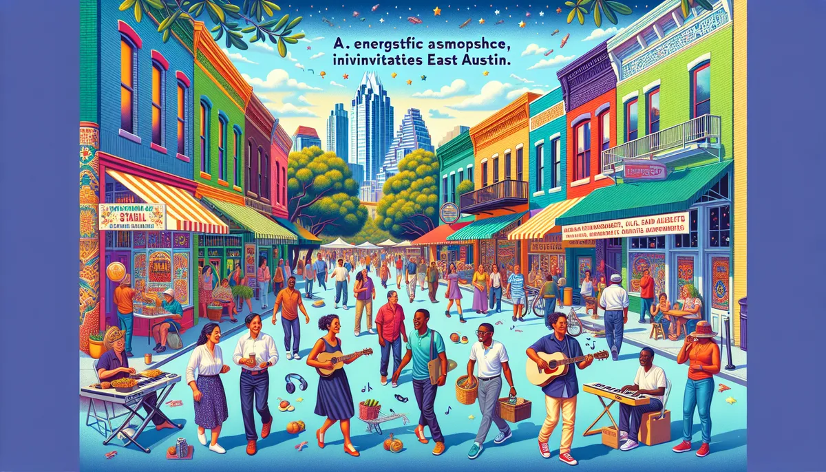 East Austin cultural hub with diverse community
