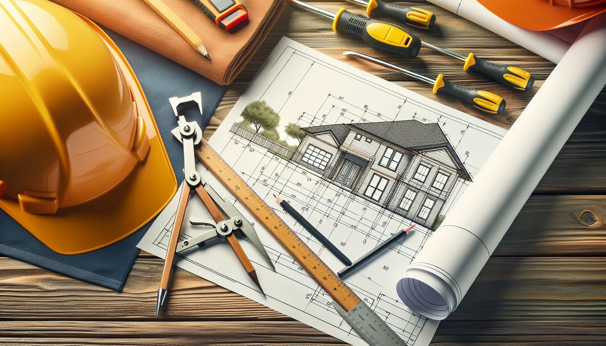 Architectural blueprint and tools for efficient building processes in Texas