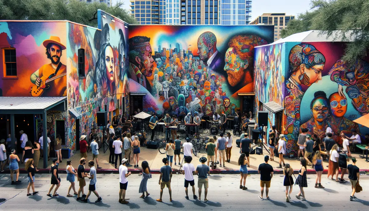 Artistic vibe of East Austin