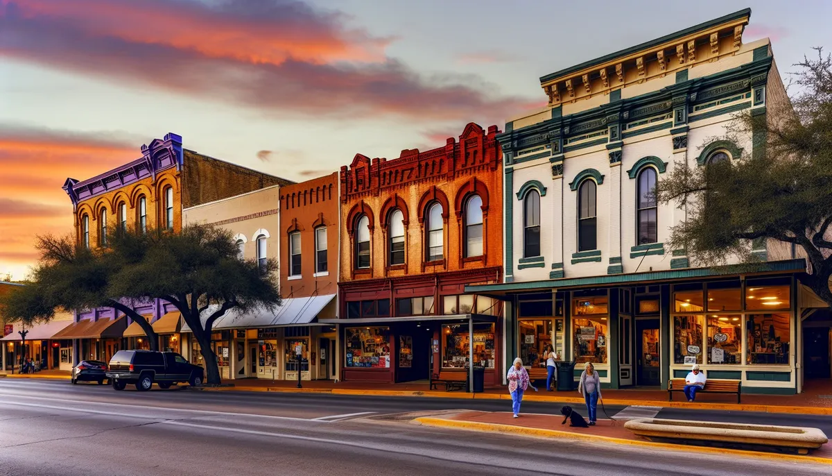 Historic downtown Bastrop, TX