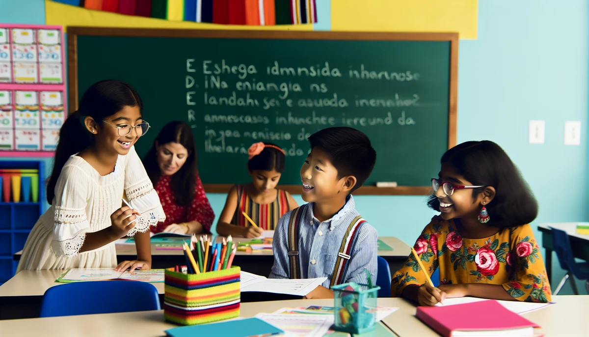 Students participating in the Two-Way Dual Language Immersion program
