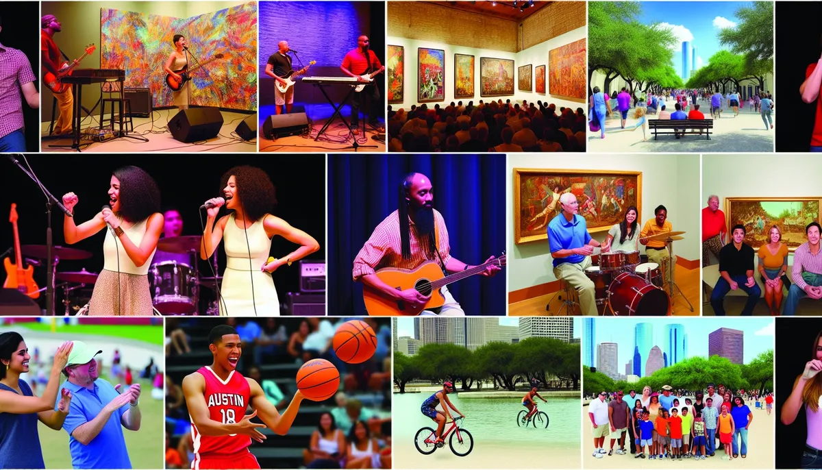Recreational activities in Austin and Houston