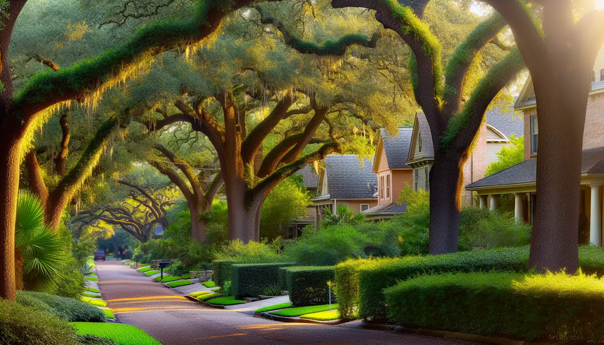 Tranquil street in Tarrytown
