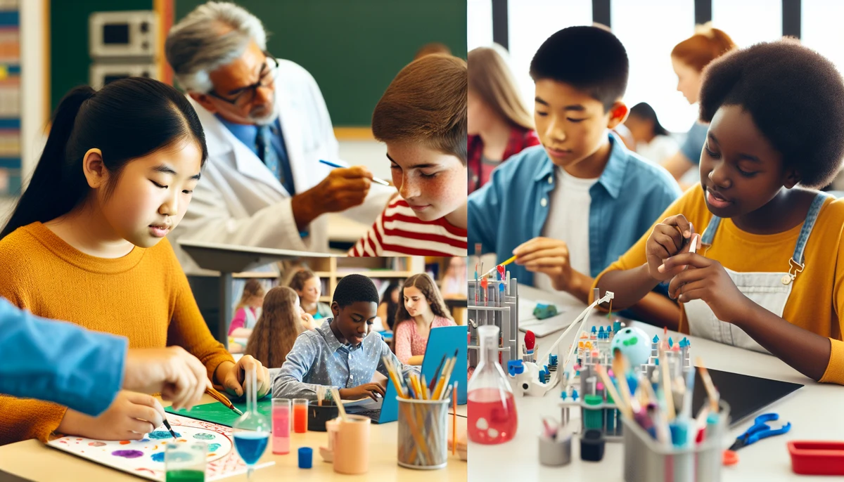 Diverse group of students at Hutto ISD