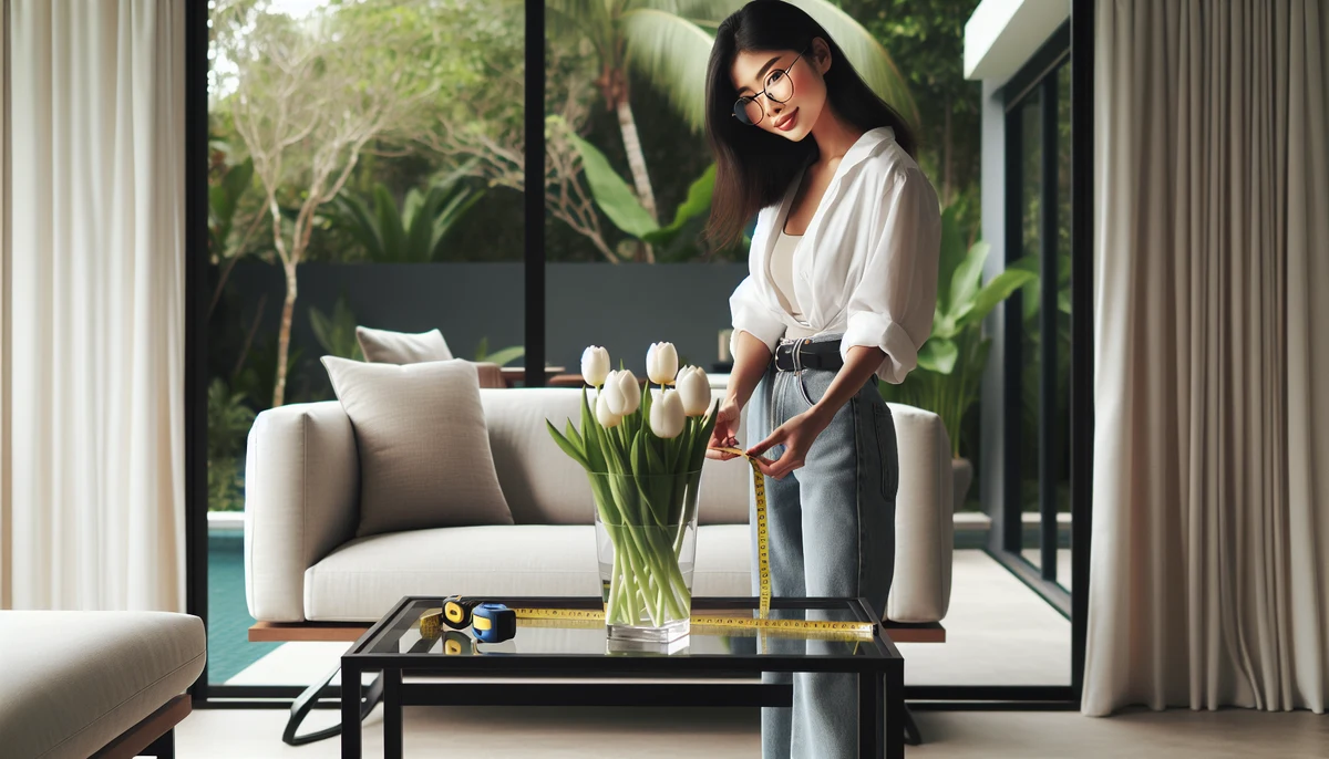 Professional stager optimizing a home's layout